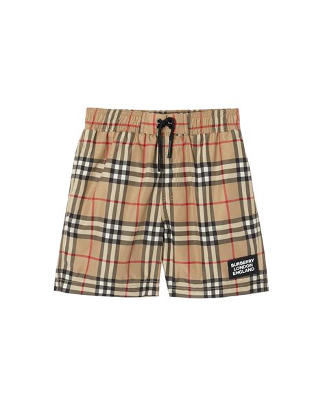 burberry swim trunks cheap|burberry boys checkered swim trunks.